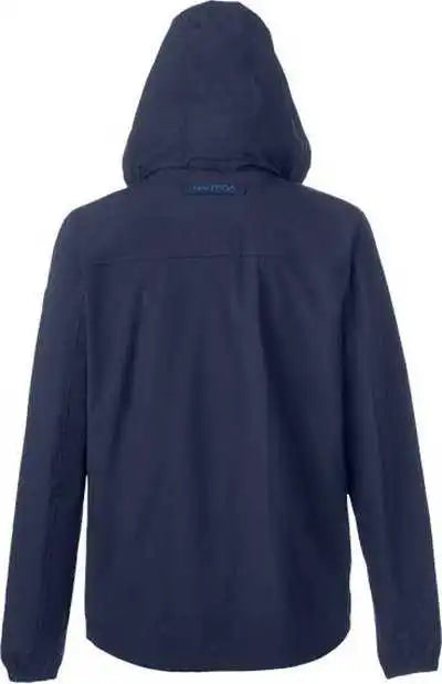 Nautica N17182 Voyage Hooded Rain Jacket - Navy