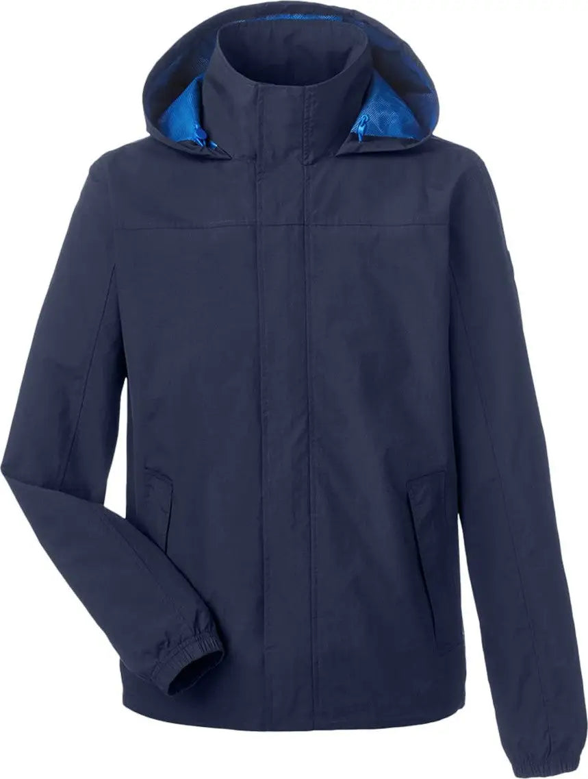 Nautica N17182 Voyage Hooded Rain Jacket - Navy - s