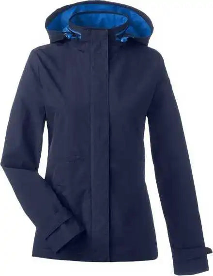 Nautica N17183 Women’s Voyage Hooded Rain Jacket - Navy