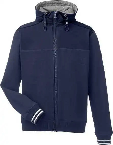Nautica N17582 Navigator Fleece Hooded Full-zip Jacket - Navy