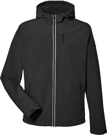 Nautica N17789 Wavestorm Softshell Hooded Jacket Black