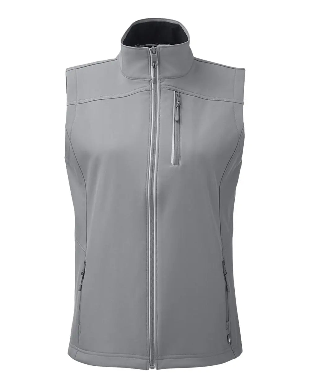 Nautica N17908 Women’s Wavestorm Soft Shell Vest - Graphite - Dark Gray / Xs