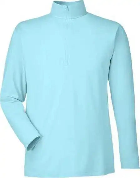 Nautica N17924 Saltwater Quarter Zip Pullover Sea Mist