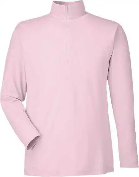 Nautica N17924 Saltwater Quarter Zip Pullover Sunset Pink
