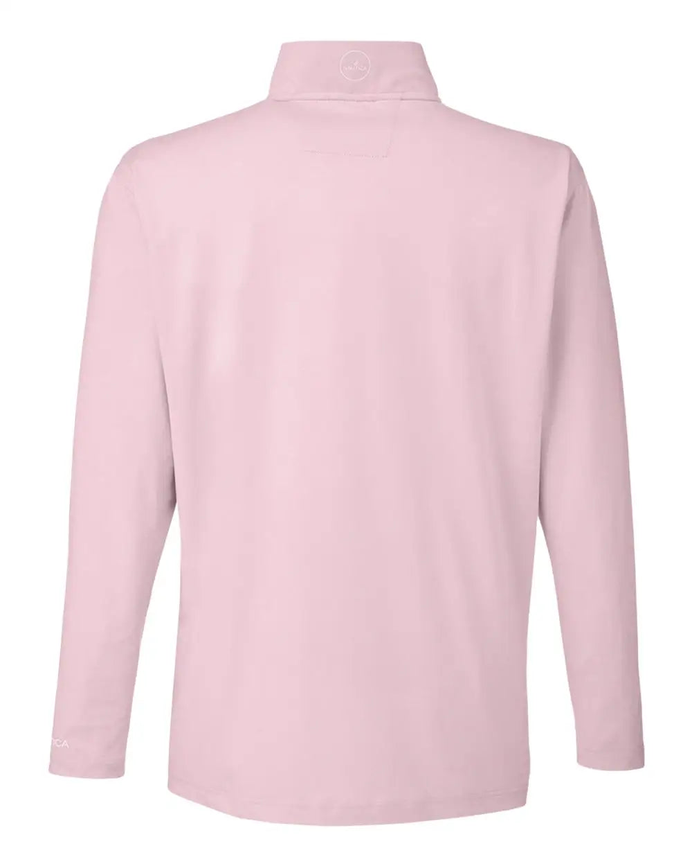 Nautica N17924 Saltwater Quarter-zip Pullover - Sunset Pink