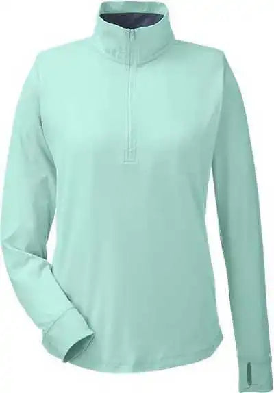Nautica N17925 Women’s Saltwater Quarter Zip Pullover Cool Mint