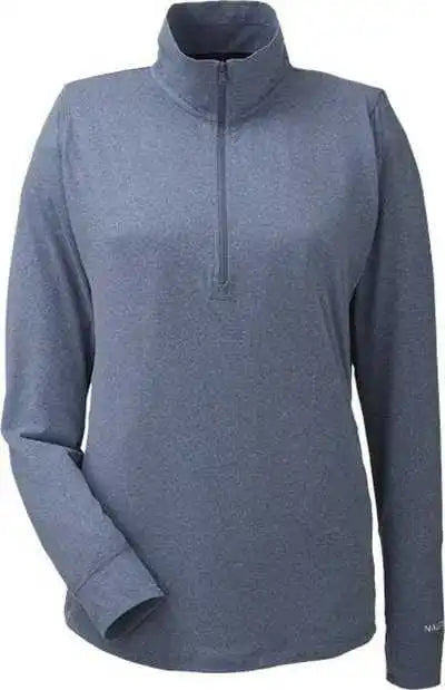 Nautica N17925 Women’s Saltwater Quarter-zip Pullover - Faded Navy