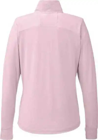 Nautica N17925 Women’s Saltwater Quarter-zip Pullover - Sunset Pink