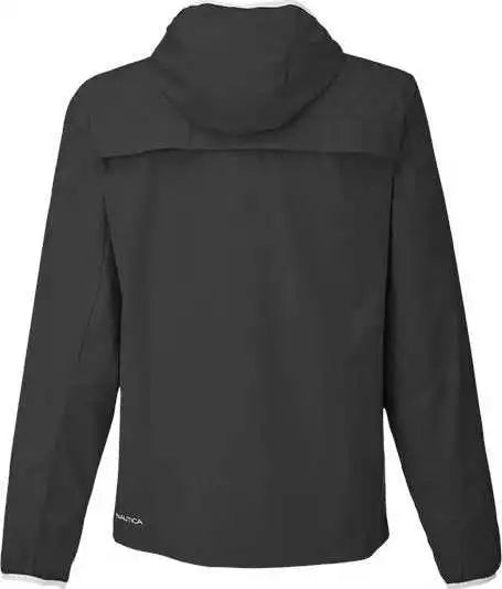Nautica N17926 Stillwater Hooded Windbreaker Black