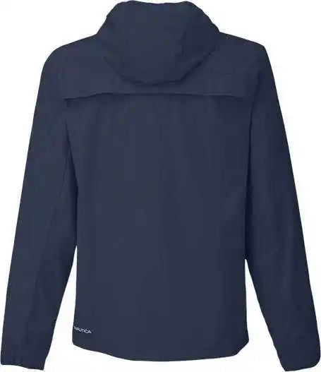 Nautica N17926 Stillwater Hooded Windbreaker - Navy