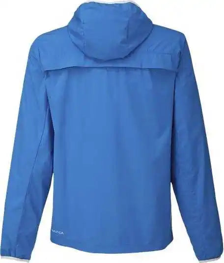 Nautica N17926 Stillwater Hooded Windbreaker Royal