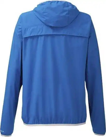Nautica N17927 Women’s Stillwater Hooded Windbreaker Royal