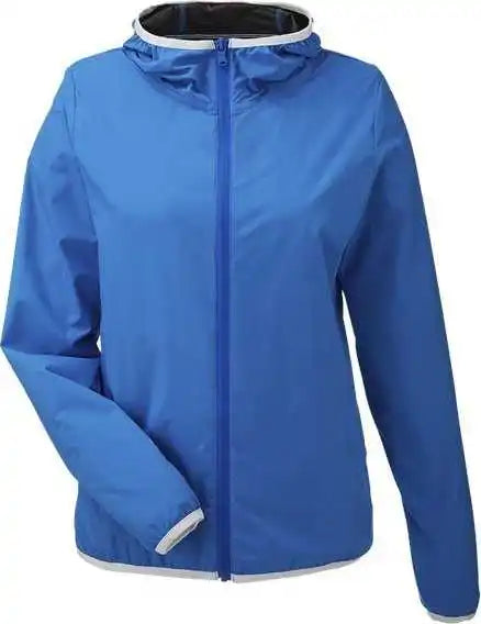 Nautica N17927 Women’s Stillwater Hooded Windbreaker Royal