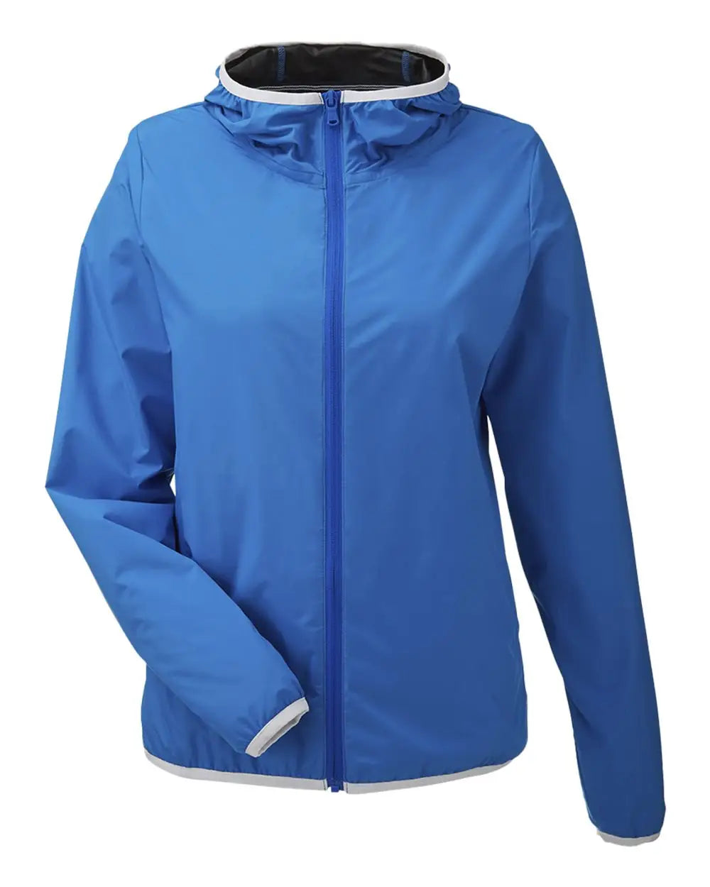 Nautica N17927 Women’s Stillwater Hooded Windbreaker - Royal - Xs