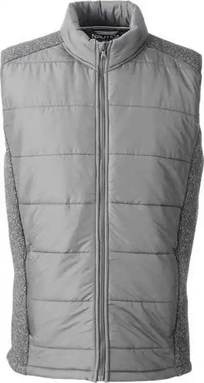 Nautica N17946 Harbor Puffer Vest - Graphite Heather