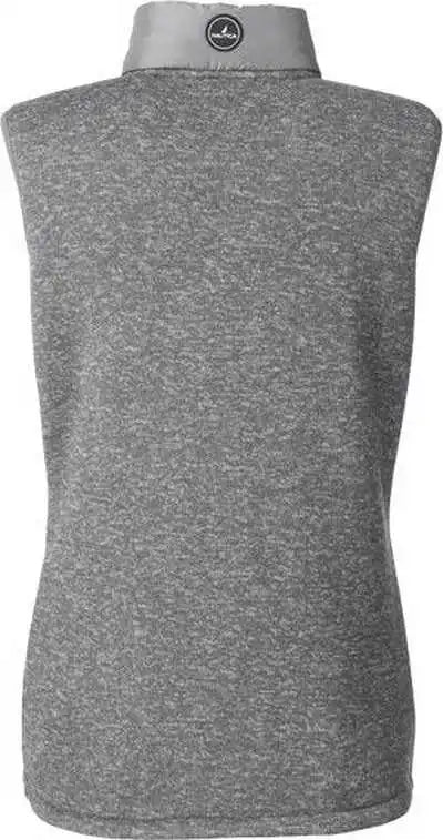 Nautica N17947 Women’s Harbor Puffer Vest - Graphite Heather