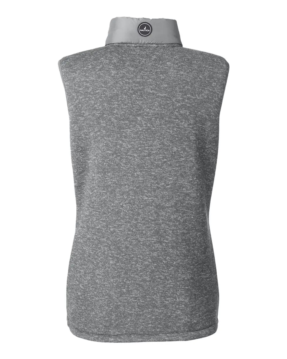 Nautica N17947 Women’s Harbor Puffer Vest - Graphite Heather