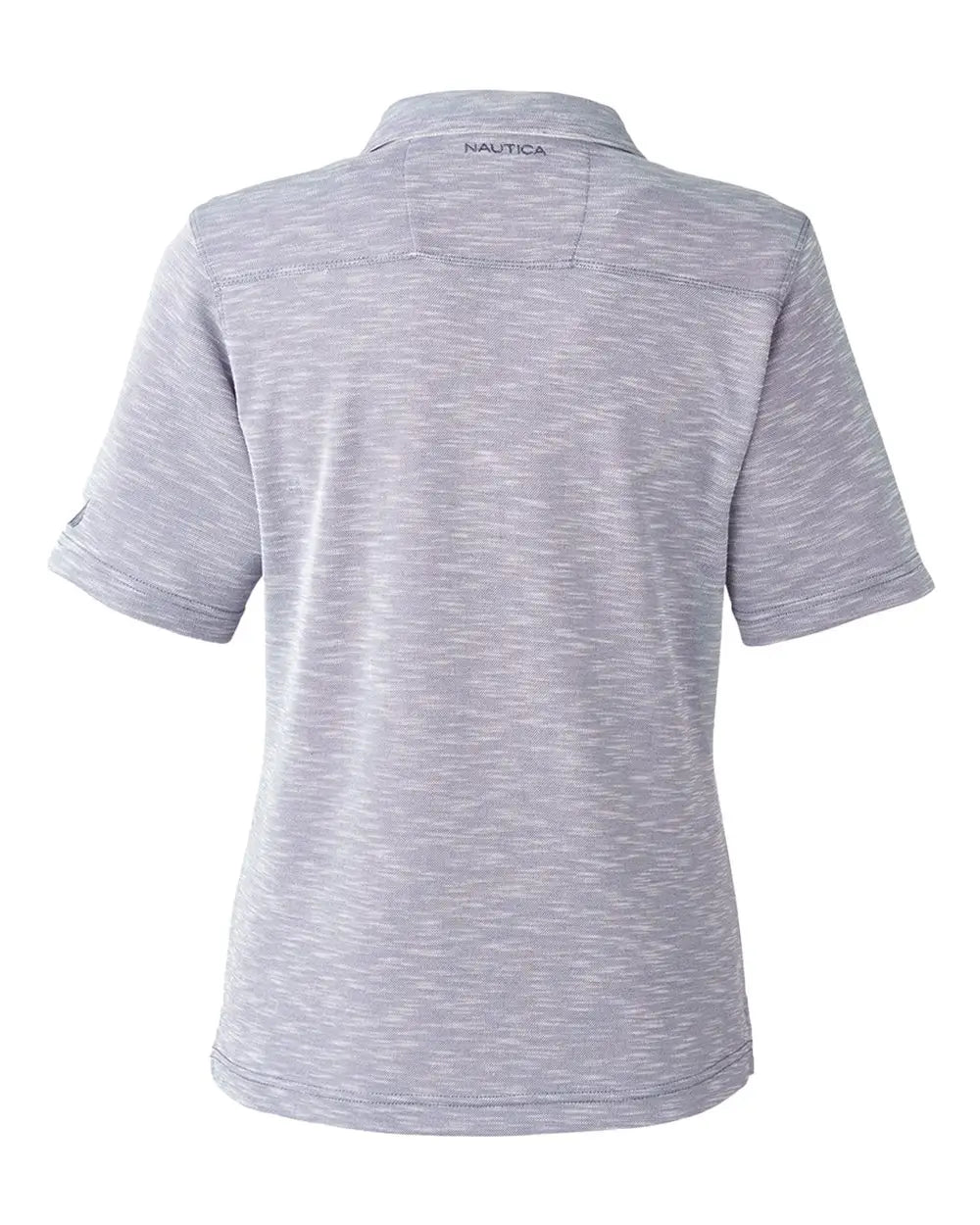 Nautica N17974 Women’s Sun Surfer Slub Polo - Vintage Pebble - Ladies Xs