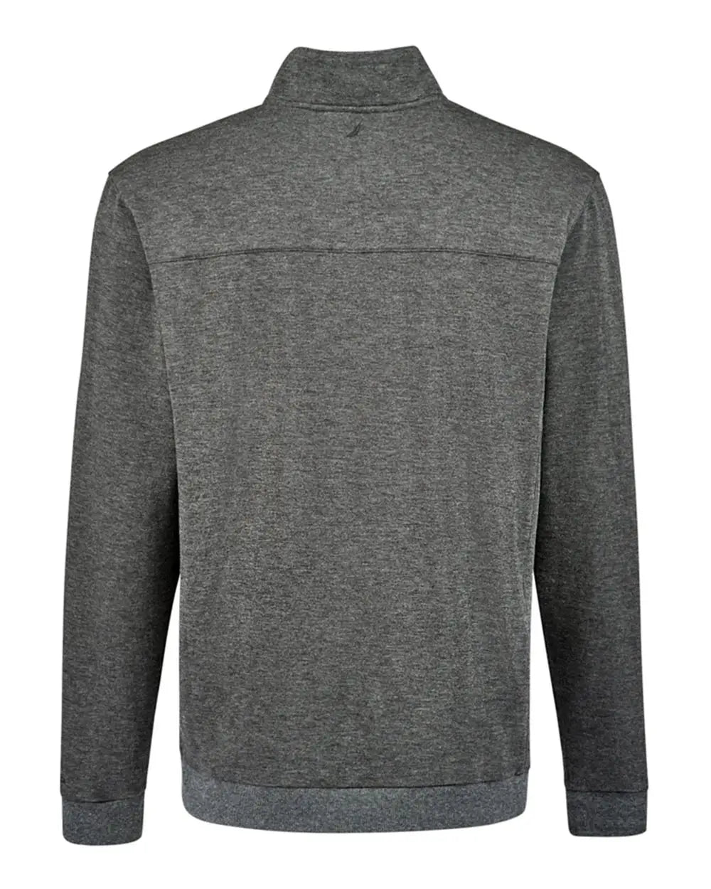 Nautica N18090 Explorer Fleece Quarter-zip - Charcoal Heather