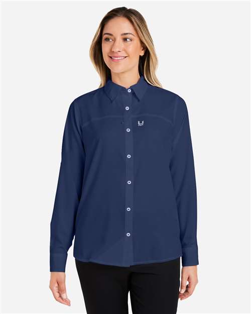 Naval Academy Women&#39;s Tide Point Long Sleeve Shirt - H615006