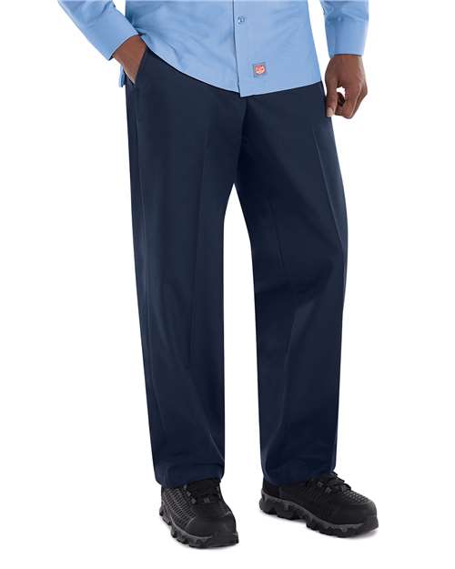 Navy - 28I Dura-Kap Industrial Pants Odd Waist Sizes - PT20ODD