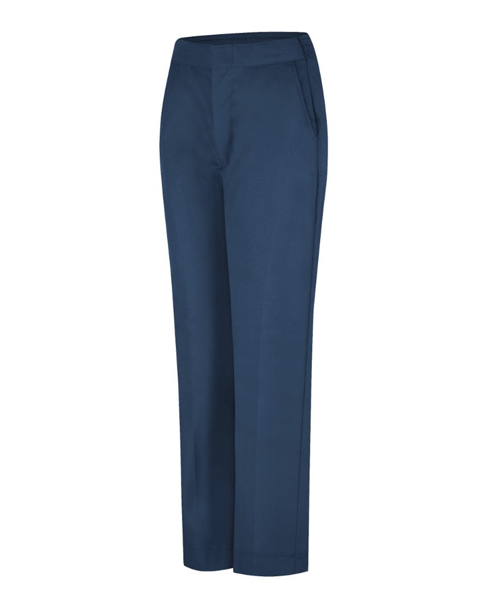 Navy - 28I Women's Half-Elastic Work Pants - PT59