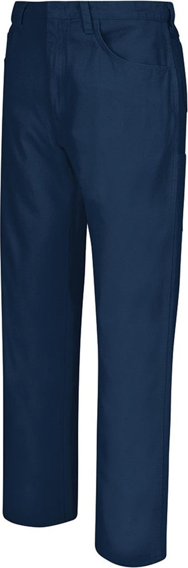 Navy - 32I Loose Fit Midweight Canvas Jean - EXCEL FR® ComforTouch® - 8.5 oz. - PLJ6