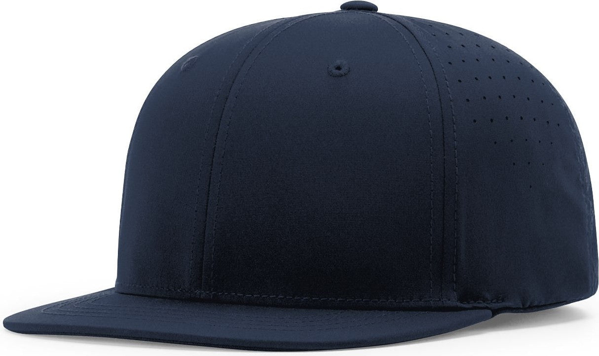 Navy 4-Stitch 2" Bill - Performance Ignite LT Laser Perf Ump Cap  grouped