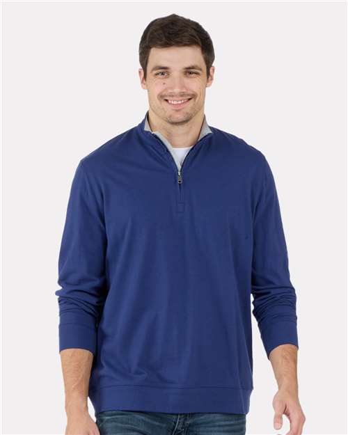 Navy Alumni Quarter-Zip Pullover - BM5205