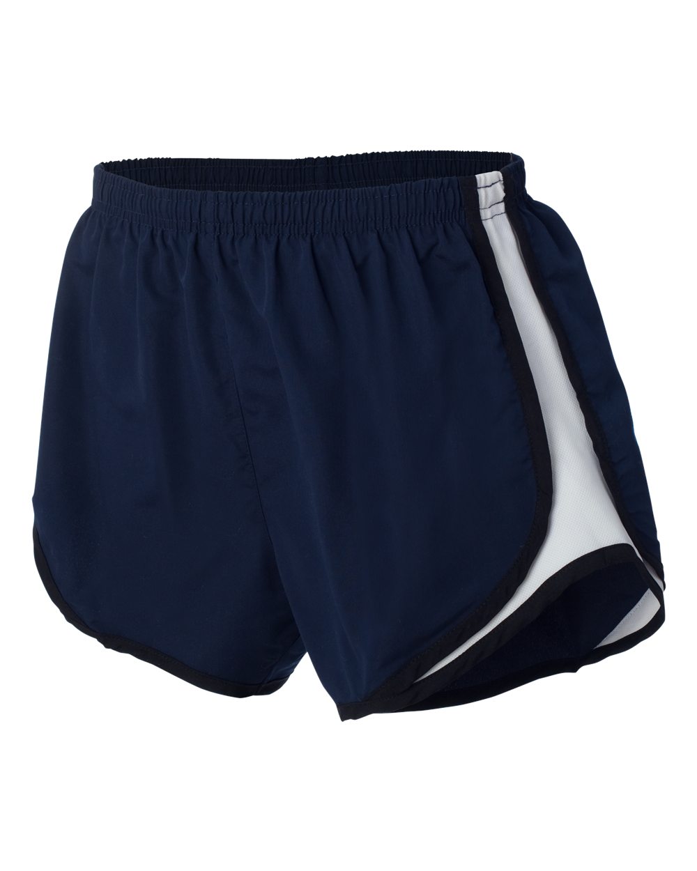 Navy/ Black/ White Women’s Velocity 3 1/2" Running Shorts - P62