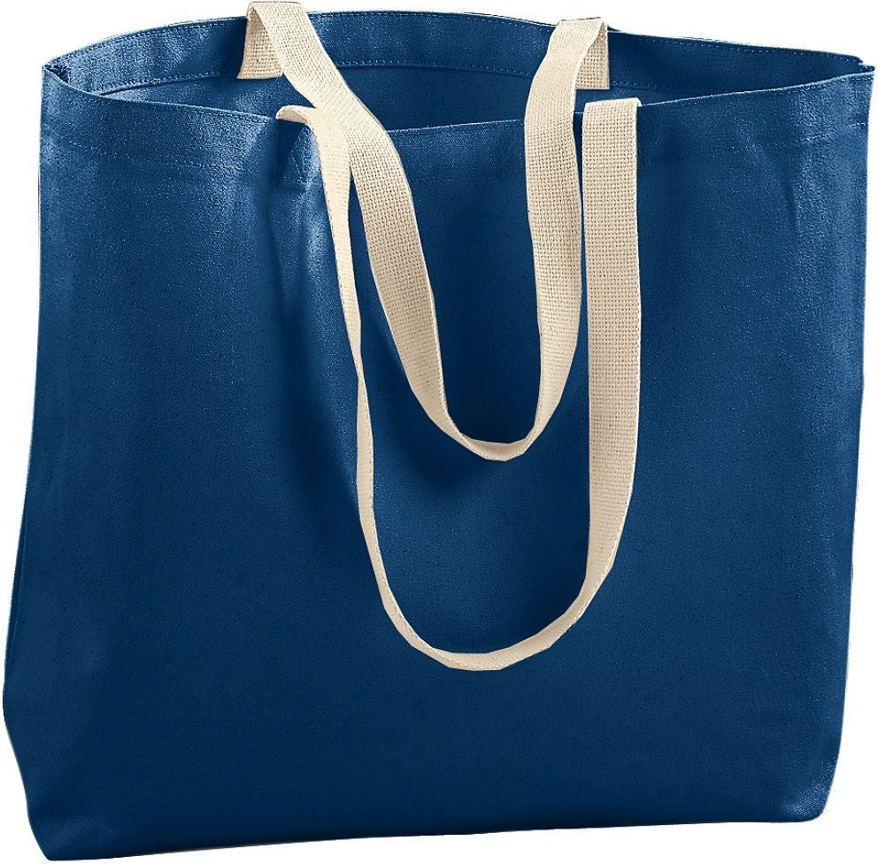 NAVY BLANK JUMBO TOTE BAG