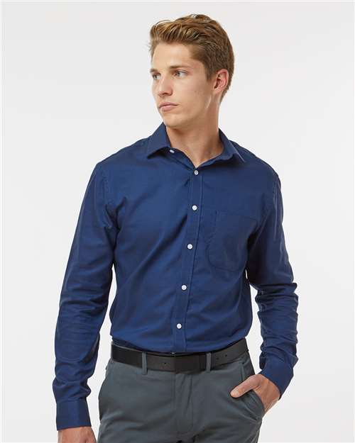 Navy Blazer New England Cotton Oxford Shirt - 13TH106