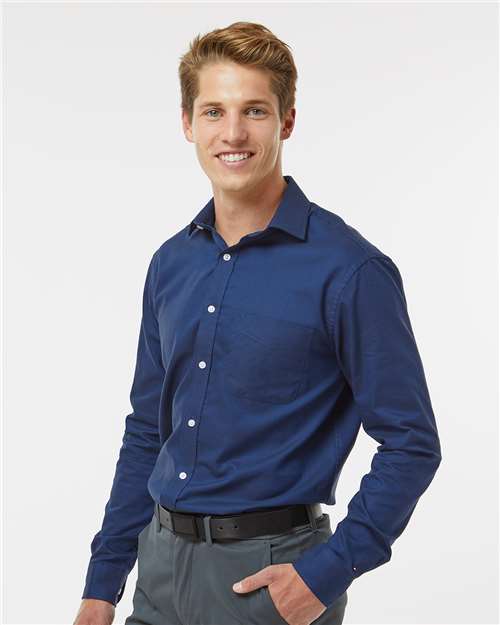 Navy Blazer New England Cotton Oxford Shirt - 13TH106