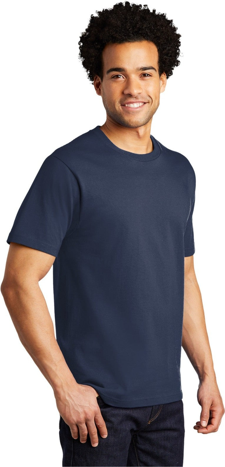 Navy Blue Port & Co Bouncer Tee PC600