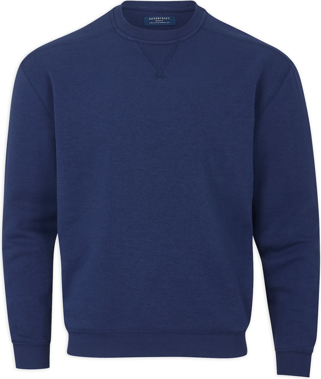 NAVY BOXERCRAFT FLEECE CREW  grouped
