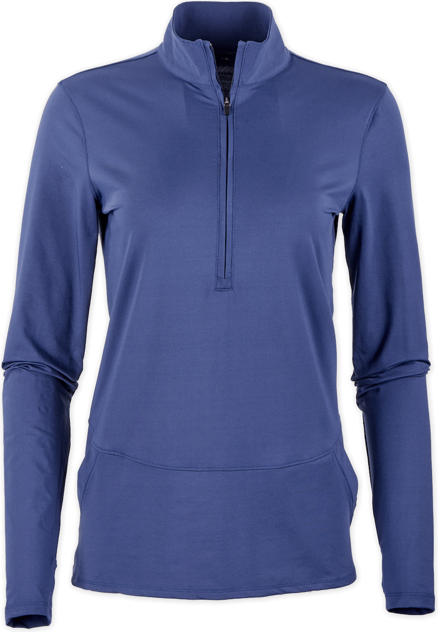 NAVY BOXERCRAFT WOMEN'S  FLEX QTR ZIP  grouped