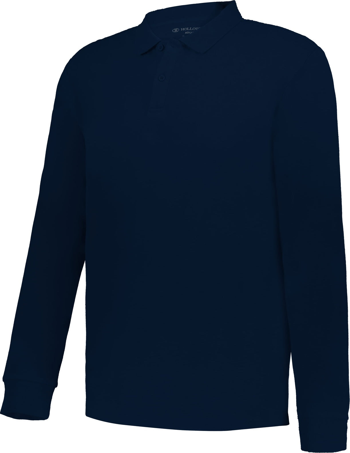 NAVY COTTON CORE LONG SLEEVE POLO