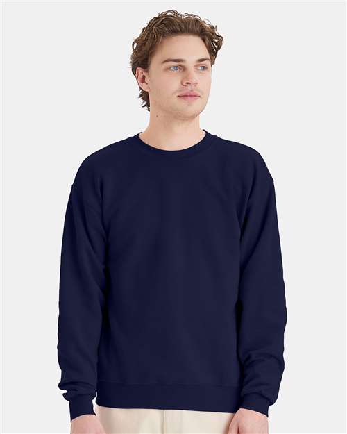 Navy Ecosmart® Crewneck Sweatshirt - P160