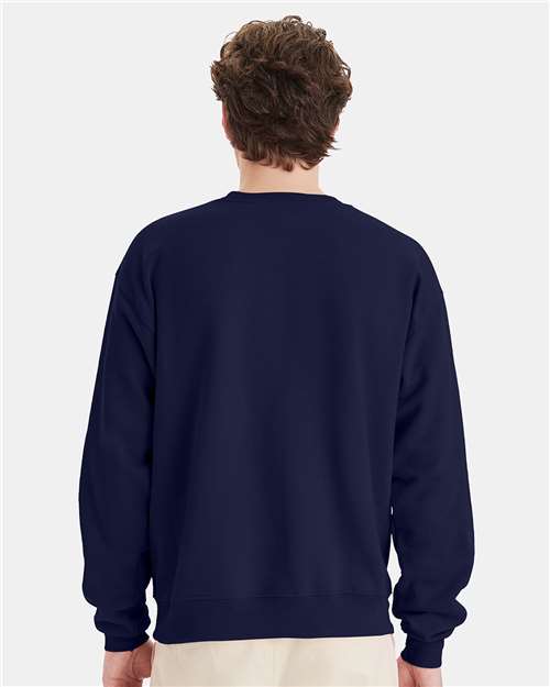 Navy Ecosmart® Crewneck Sweatshirt - P160