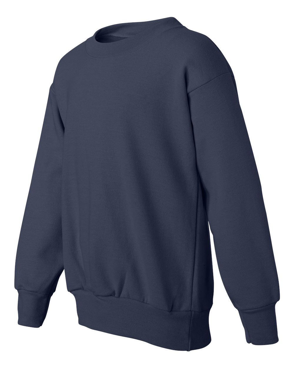 Navy Ecosmart® Youth Crewneck Sweatshirt - P360