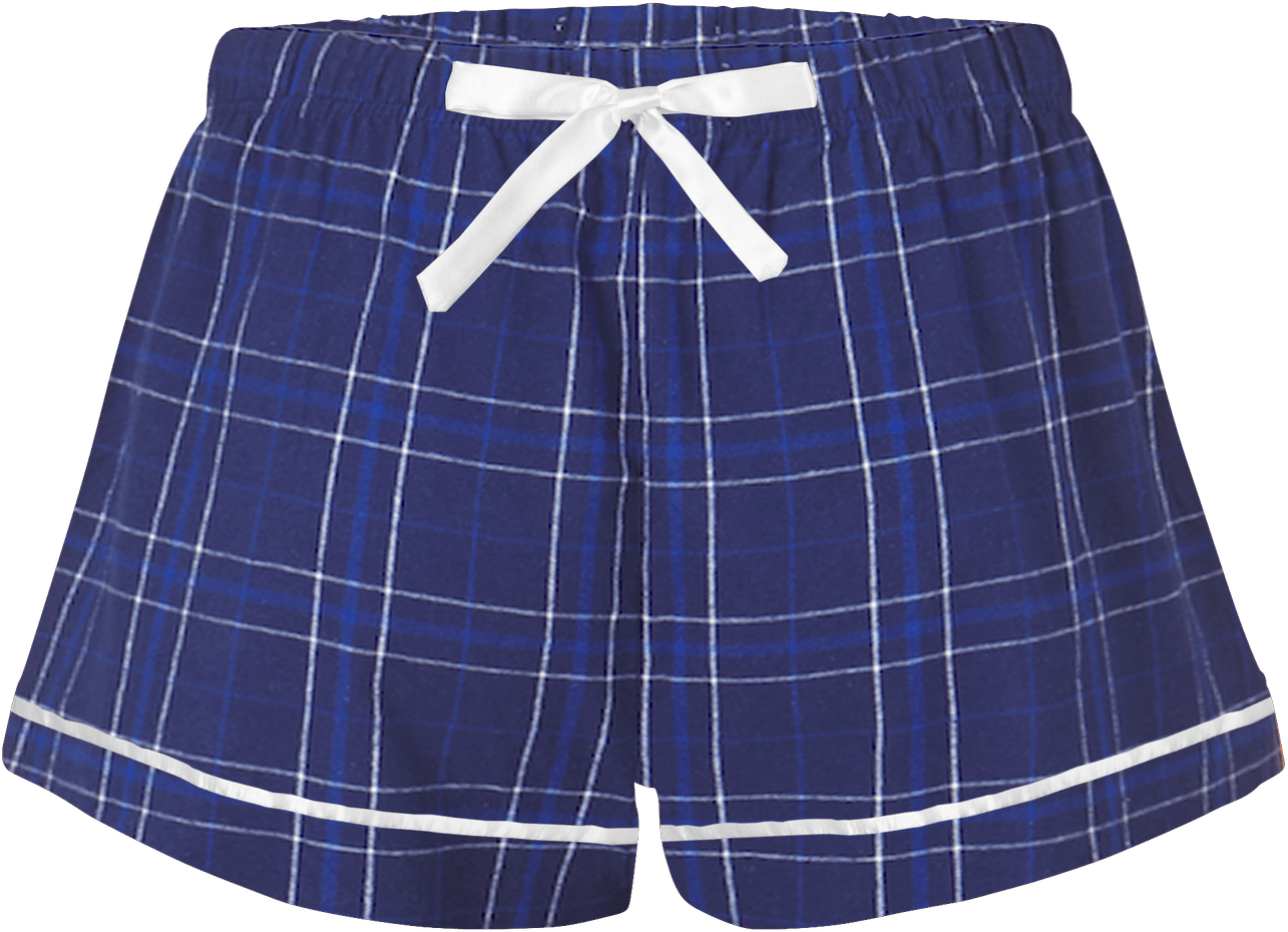 NAVY FIELD DAY BOXERCRAFT WOMEN'S  FLANNEL SHORT  grouped