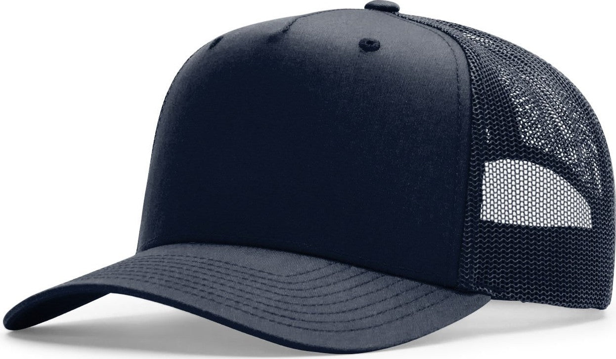 Navy Five Panel Champ Trucker