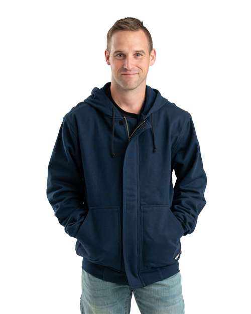 Navy Flame Resistant Full-Zip Hooded Sweatshirt - FRSZ19