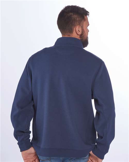 Navy Fleece Quarter-Zip Pullover - BM5202