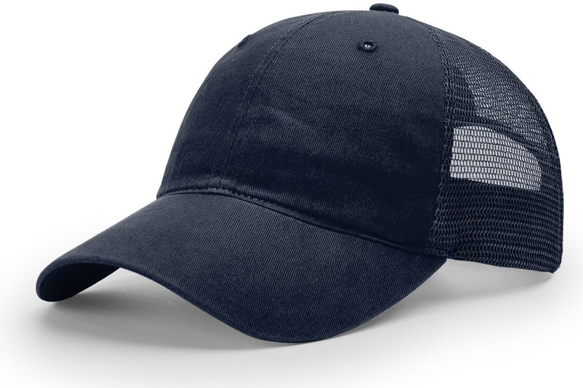 Navy Garment Washed Trucker