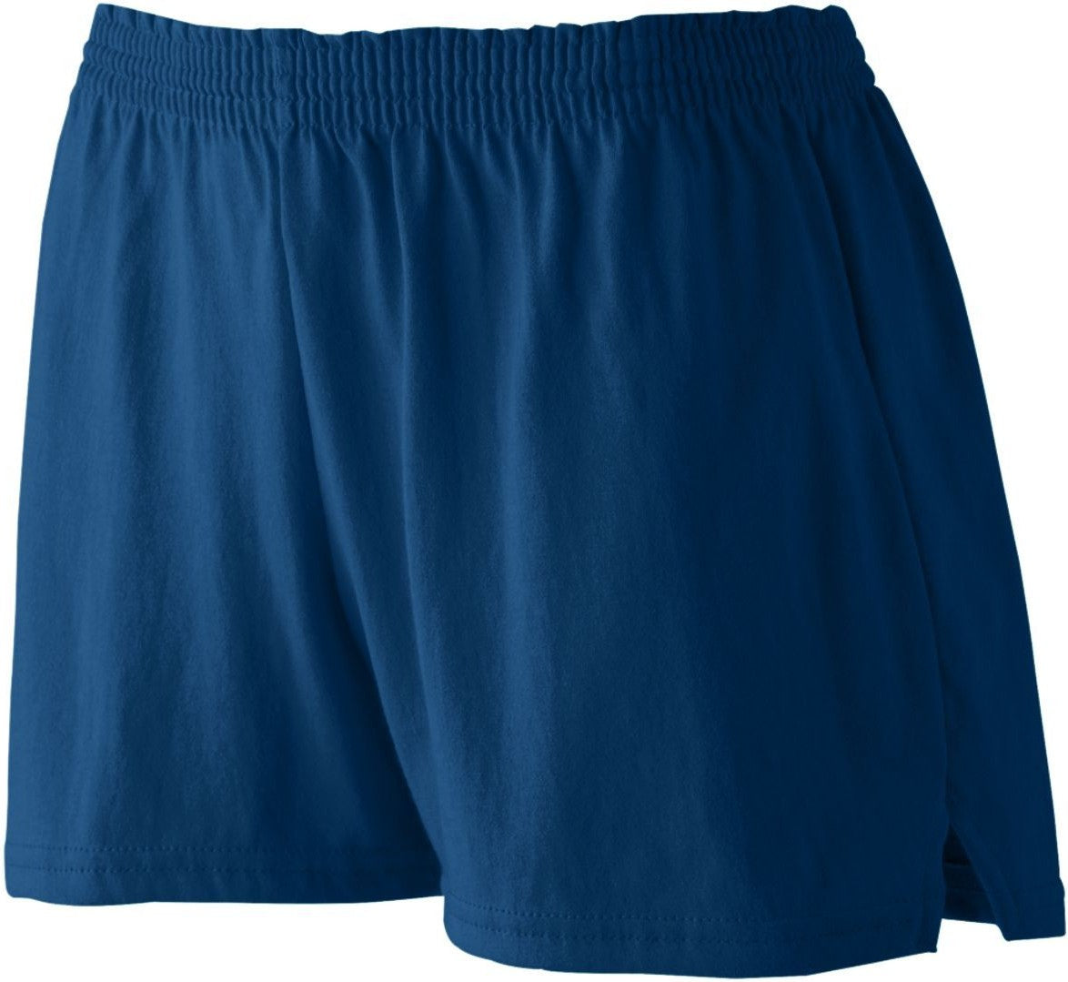 NAVY GIRLS TRIM FIT JERSEY SHORT