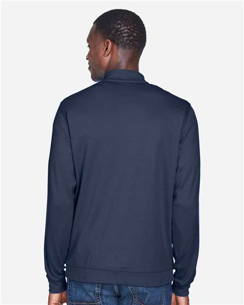 Navy/ Grey Heather/ Graphite Men&#39;s DRYTEC20™ Performance Quarter-Zip Pullover - DG479