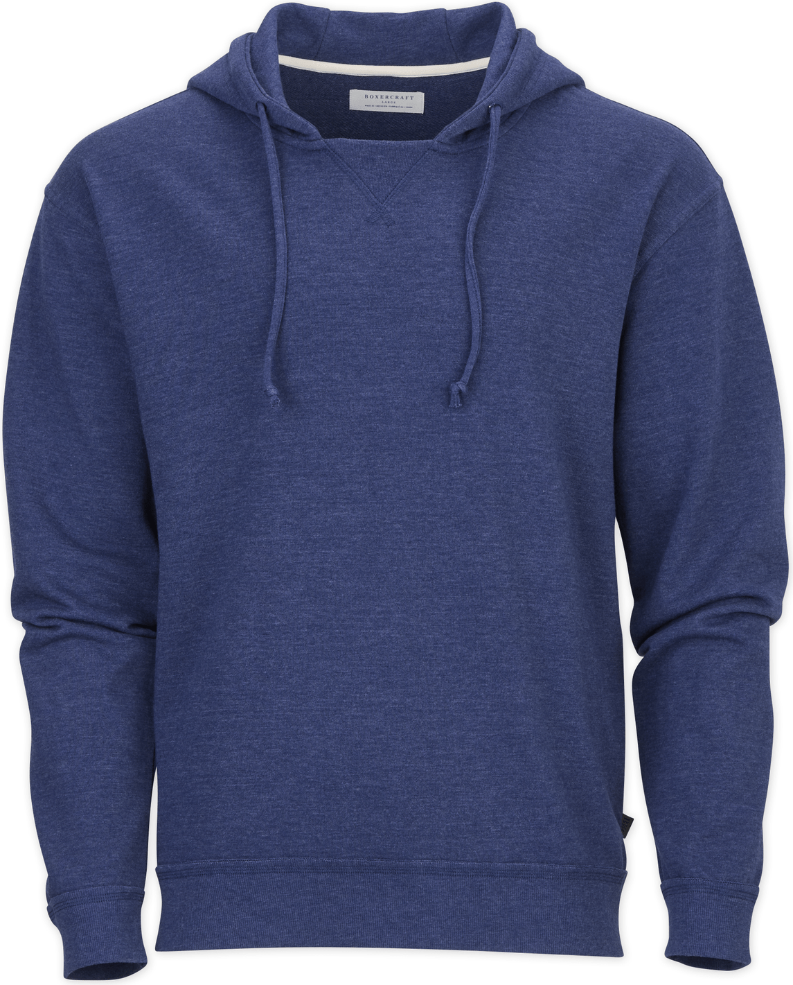 NAVY HEATHER BOXERCRAFT FRENCH TERRY HOODIE  grouped