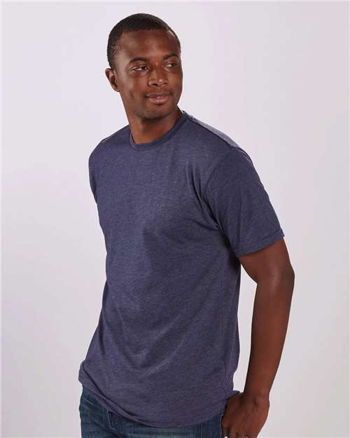 Navy Heather Tri-Blend T-Shirt - BM2102