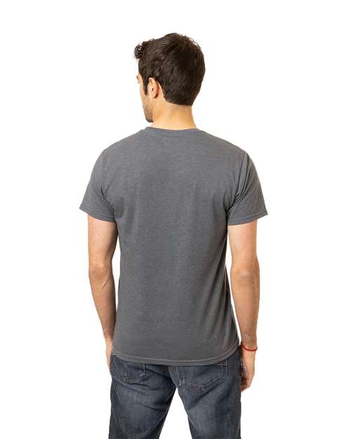 Navy Heather Unisex Committed CVC T-Shirt - EC1090